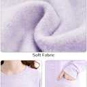 Girls Long Sleeve Shirts Casual Tees Raglan Crewneck Sweatshirts Loose Fit Pullover with Pockets for 6-13 Years (Purple)