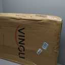 Vantic 31.5" Folding Desk, Foldable TV Tray Table for Eating on Couch, Extra Large TV Dinner Trays, Portable Fold Computer Writing Desk Table for Home Office, Rustic Brown
