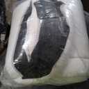 White Queen Comforter With Black Color on the Sides