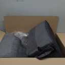 Dog Steps for Bed, 4-Step Dog Stairs Ramp for Small Dogs and Cats, Indoor Non-Slip Pet Stairs Suitable for Older, Short-Legged, and Puppy Dogs to Climb onto High Beds and Couch, 17.4" H,Grey