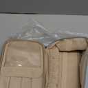 Prite Makeup Bag, Large Capacity Portable Travel Cosmetic Bag, Waterproof Makeup Organizer for Women with Handle and Divider (001 Blue)