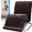 RENPHO Heating pad for Neck and Shoulder and Back & Period Cramps and Leg Pain Relief, Electric Heat Pads, Mothers Day Gifts & Birthday Gifts for Women, FSA Eligible, ETL Certified, 12"x24" Brown