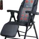 Foldable Electric Massage Chair with Heat FR-M25D Full Body Massage Portable Adjustable Backrest Height Neck Position Suitable for Heights from 59 in to 79 in