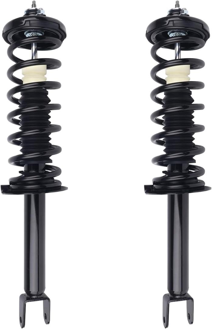 Autoround Rear Complete Shock Absorber Compatible with Honda Accord 2008 2009 2010 2011 2012 172563 Pair Struts with Coil Spring Assembly