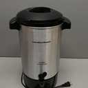 Hamilton Beach 45 Cup Coffee Urn and Hot Beverage Dispenser, Silver (EXP 12/27/36)