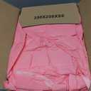 Round Vinyl Tablecloth with Flannel Backing-6 Pack Pink 60 Inch Waterproof Table Cloths Plastic Table Sheets-Wipeable Spillproof PEVA Oilcloth Covers for Picnic Party Camping Dining