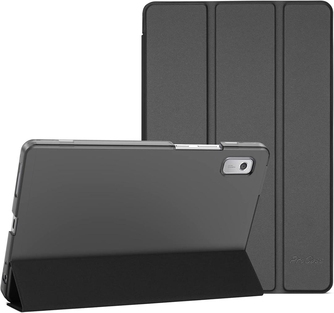 ProCase for Lenovo Tab M9 Case 9 Inch 2023 / Tablet Nook 9" (2024), Slim Stand Hard Back Shell Protective Smart Cover Case for Lenovo Tab M9 9" /Nook 9" -Black