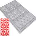 Goldbaking Polycarbonate Pyramidal Bar Chcoolate Mold Large Poly-carbonate Candy Mould