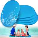 5PCS Pool Seats for Edge of Pool Soft Oval Foam Poolside Seating Mat 19x14 in Pool Cushions for Side of Pool Heat-Resistant Poolside Cushions for Lounging,Swimming,Water Party