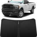 INSAUTO Foldable Windshield Sun Shade for Dodge RAM 2500 3500 2010-2025, Heat & UV Protection Car Sunshade with Storage Bag, Keep Interior Cool & Easy Installation