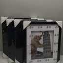 Egofine 12x16 Picture Frames Set of 4, for Wall Mounting Photo Frame Black