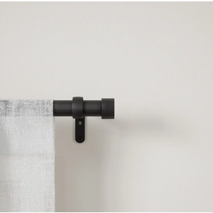 Shower Curtain Rod, 35.5", Black