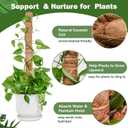 49 inch Tall Moss Pole for Plants, SproutMaven 4 Pieces of 16 Inch Monstera Moss Pole kit for Indoor Outdoor Climbing Plants Lianas to Grow Upwards