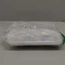 3 Pack Stainless Steel Snack Containers with Lids, 5Compartment Reusable Meal Prep Lunch Trays with PP Lids, Divided Food Storage Container for Cafeteria Restaurant Travel, 10.2 in x 7.1 in x 1.6 in