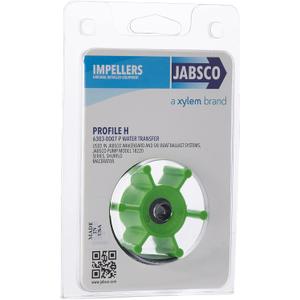 Jabsco 6303-0007-P, Urethane, Drive Type 4, 6 Blade, 2 Diameter, 7/8 Width, 5/16 Shaft, Plastic Insert