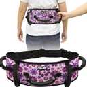 MDSTOP Gait Belt Transfer Belt for Seniors, Anti-Slip Gate Belt for Elderly Lifting with Quick Release Buckle, Medical Belt for Lifting Patients, for Handicap, Physical Therapy, Elderly (Purple)