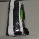 Mltao Black White Vertical Striped Suit 4pcs Set Jacket Pants Tie Wig Adult Teens Costume Halloween Party Dress Up Outfit (X-Large)