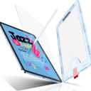 MOBDIK Paperfeel Glass Screen Protector Compatible with iPad A16 11th / 10th Generation (2025/2022), Auto Alignment Kit, Crafted for Natural Writing, Less Reflection