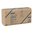 Scott 100% Recycled Fiber Multifold Paper Towels (01801), 9.2 x 9.4, Brown, 16 Clips/Case, 250 Sheets/Clip, 4,000 Towels/Case (Natural)