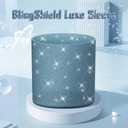 Silicone Boot Compatible with Sinple Midern 24/30/40 oz Tumbler with Handle/Trek Pivot, Protective Anti-Scratch Bottle Bottom Sleeve Cover Compatible with Sinple Midern Tumbler (Bling Slumberland)