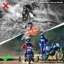 Dirt Bike Training Wheels for PW50, MX125 & CRF50 | Universal Fit 50cc 49cc Kids Dirt Bikes | Compatible with yamaha PW50/TTR50, razor MX125/MX350/MX400, honda CRF50