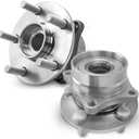 Pair 513265 Front Wheel Bearing Hub Assembly Compatible with Toyota Prius 1.5L 2004 2005 2006 2007 2008 2009 Hub Bearing, 5 Lug
