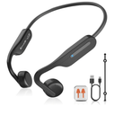 Bone Conduction Headphones Bluetooth 6.0 Open Ear Headphones Wireless Headphones with Mic 10H Playtime Sports Earphones, IPX6 Waterproof Headset for Running,Cycling, Hiking, Driving