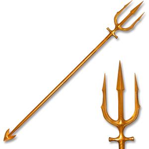 82.7" Stainless Steel Sea King Poseidon Trident Real Metal Neptune Tridentweapon,Mermaid Sword, Cosplay Props