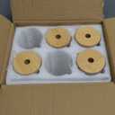 20 Oz Drinking Glasses with Bamboo Lids and Glass Straw - 6 Pcs Glass Cups Beer Ice Coffee Glasses Cute Aesthetic Cup Great for Coffee Bar Accessories Include 2 Cleaning Brushes