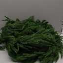 2Pcs Christmas Norfolk Pine Garlands, 6Ft Real Touch Artificial Faux Winter Dense Greenery Garland for Table Mantle Fireplace Wall Fence Stair Window Xmas Wreath Indoor Outdoor Holiday Decoration