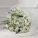 Dolicer 23 Pcs Babys Breath Artificial Flowers Eucalyptus Leaves Bouquet, White Fake Baby Breath Flowers and Eucalyptus Bulk, Real Touch Gypsophila Bouquet for Wedding Party Arrangement Home Decor (15 Pcs+8 Pcs Eucalyptus Stems)