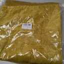 Pack of 2, Chenille Throw Pillow Covers 24x24 Inch Mustard Yellow Decorative Pillowcase Boho Farmhouse Cushion Covers Soft Couch Cushion Case for Couch Sofa Bedroom Living Room