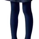 Girls Tights Toddler Seamless Plain/Cable Knit Leggings Stockings 2/3 Pack Cotton Pantyhose Pants for 2-8 Years (Blue)
