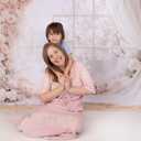 Kate Floral Photography Backdrops Mother's Day Photo Background Window White Backdrop, 7x5ft