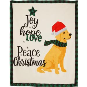 Cozy Christmas Throw Blanket, Christmas Decorations Gifts for Women, Print Fleece Winter Holiday Blanket, Fluffy Cozy Soft Christams Throws for Couch Sofa Bed, 50" X 60"