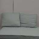 Outdoor Loveseat Cushion Set, 46 x 26 inch, Water Repellent, Fade Resistant, Cushion Set for Couch, Bench, and Swing 46 x 26 inch, Sky Blue