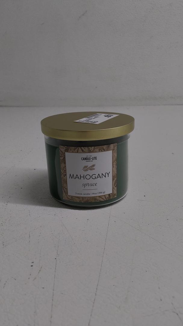 CL 14oz 3wick Candle Mahogany Spruce