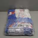 Threlaco 6 Pack Finger Loops Yarn Bulk Soft Chunky Yarn 600 G/ 6 Skeins for Mothers Day Beginners Knitting No Needles or Hooks(White, Light Blue, Dark Blue)