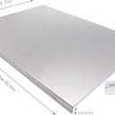 BILLAMB Stainless Steel Cutting Boards for The Kitchen, Suitable for Meat, Fruits, Vegetables, Bread, and Baking Large-sized Cutting Boards (60 x 40cm/23.6 x 15.7 in)