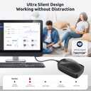 Mouse Jiggler, Undetectable Mouse Mover Device Wiggler Shaker with Drive Free USB Cable, Physical Automatically Mouse Movement, Keep PC Screen Active