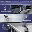 Upgraded Vacuum Magnetic Suction Cup Phone Holder Stand for Magsafe, 360 Adjustable with Swivel Lock, Foldable 89+LBS Strongest Suction, for Your Car/Gym/Kitchen/Mirror