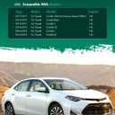 SCITOO ABS Spoiler Wing Fits for 2014-2019 for Toyota for Corolla 1PC Matte Black Rear Trunk Spoiler Wing