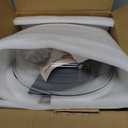 2 in 1, Glass Microwave Splatter Cover for Food & Microwave Place Mat, Plate Splatter Guard Lid with Easy Grip Silicone Handle Knob, Borosilicate Glass with Vent Hole, Food Grade, No Plastic, 10in