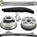 24350-2E700 Timing Chain Kit w/VVT Gear for Hyundai Elantra 2.0 2017-2020,Kona 2.0L 2018-2021,for Veloster 2.0L 2019-2021,for Kia Forte 2.0 17-2022, Forte 5 2.0 L 2017 2018 243212E010 Timing Kit