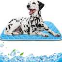 Dog Cooling Mat Non-Toxic Self Cooling Pad for Dogs Cats in Hot Summer Cool Pad Washable & Easy Clean (Large 39x27in)