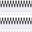 Abaokai Magnetic Dry Erase Markers 24 Pack Whiteboard Erase Markers with Erasers Cap for Whiteboard, Dry-Erase Boards, School, Office and Home, Black