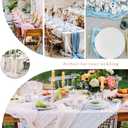 12 Pack Cheesecloth Table Runner 35 x 120 inch Long Boho Cheese Cloth Gauze Table Runners Semi Sheer Table Runner for Wedding Decor, Bridal Shower, Birthday Party (Olive Green)
