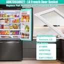 UPGRADED ADX73550627 Refrigerator Door Gasket Replacement Compatible with Kenmore & LG French Door, 39.57"x 17.13" Right side Fridge Door Gasket Seal Fits Models LFX28968D, LFXS26566S, LMXS27676D