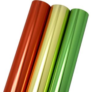 Wrapping Paper Christmas Rolls, 3 Rolls Red Green Gold Gift Wrap Paper for Chrsitmas, Holiday, Party Celebration (17" X 120" Per Roll)