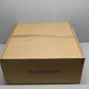 5 Lights Drum Chandelier for Dining Room 19" Modern Farmhouse Black Chandeliers with Shades Round Pendant Light Fixtures Linen Hanging Chandeliers for Bedroom Living Room Kitchen Over Table Foyer